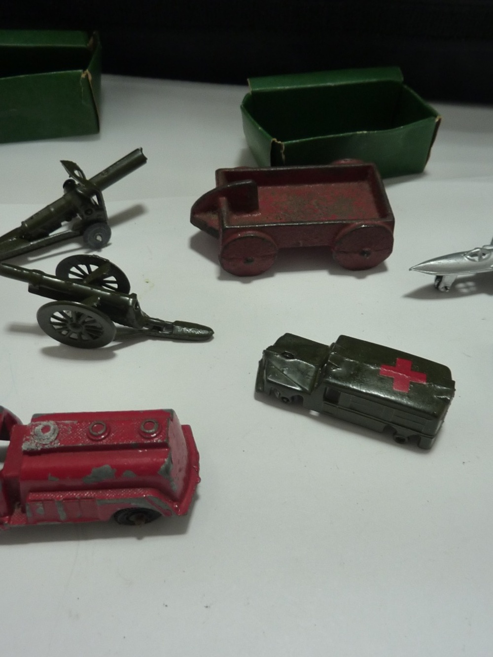 Vintage 1950s Collection Toys Military DieCast  Collection LOT OF 7